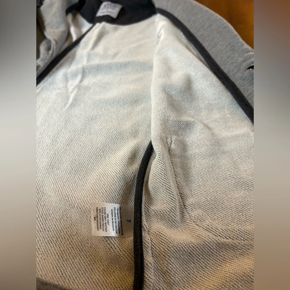 Gray Knit Blazer Jacket | Boys Size 7 | Comfort & Stretch